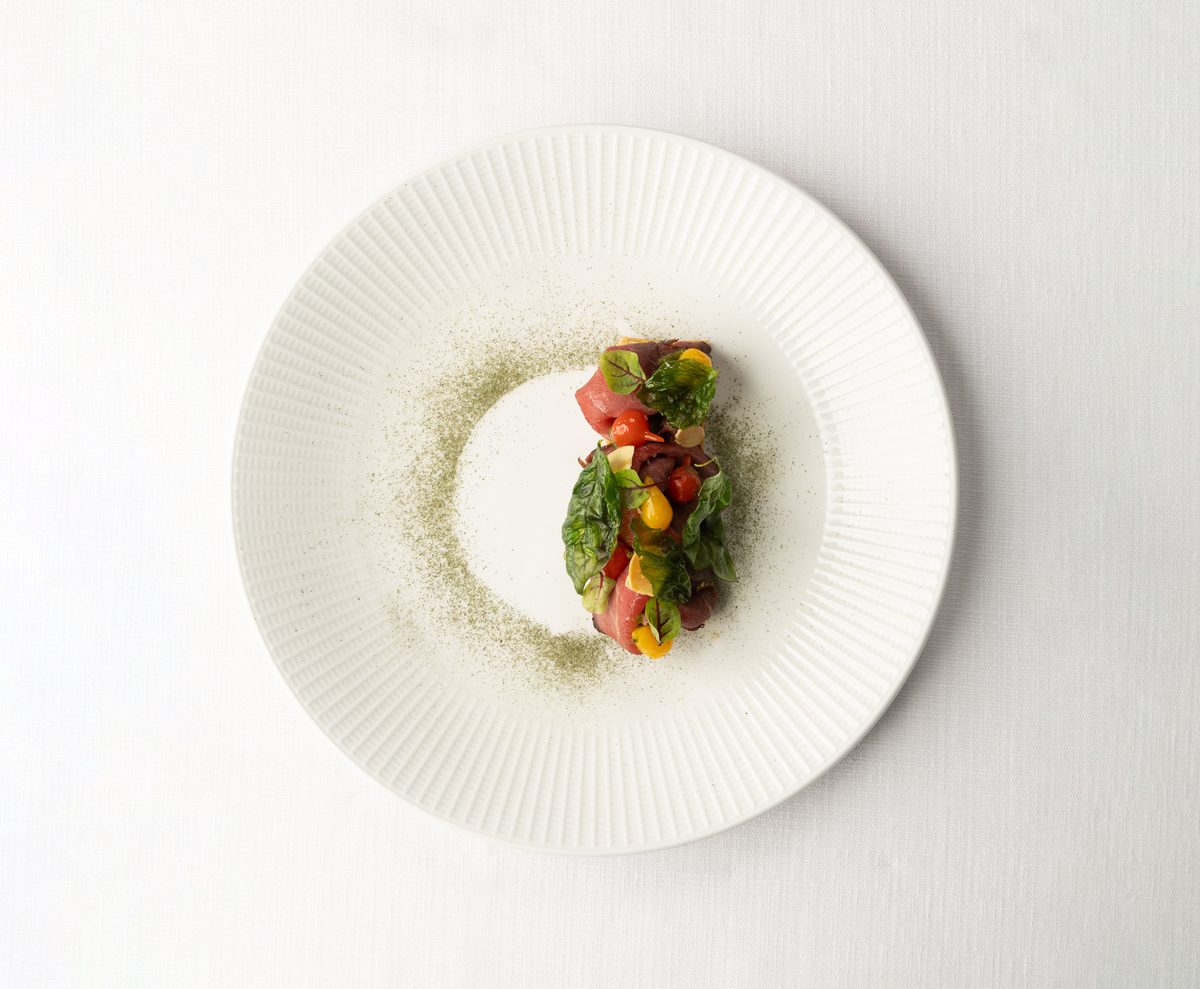 Plato de verduras de temporada